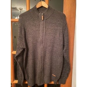 Men’s London Fog Zip Front Cardigan